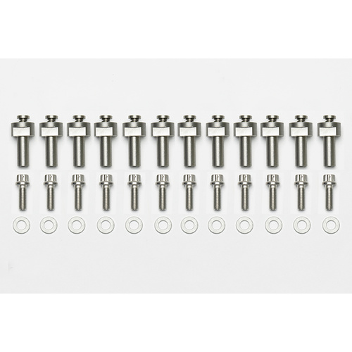Wilwood Bolt, 12 Point, Stainless, 18-8, 12 Point, 0.750 in. Length, 1/4-28 Thread, Kit