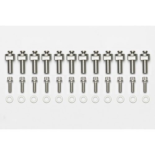 Wilwood Bolt, 12 Point, Stainless, 18-8, 12 Point, 0.750 in. Length, 1/4-28 Thread, Kit