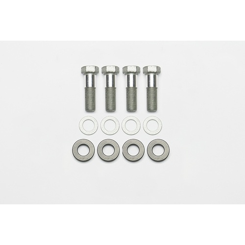 Wilwood Bolt, Hex Head, Alloy Steel, Grade 8, Hex, 1.500 in. Length, 7/16-20 Thread, Kit