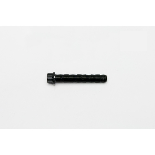 Wilwood Bolt, 12 Point, Alloy Steel, Grade 8, 12 Point, 3.000 in. Length, 1/2-20 Thread, Bolt, Wheel Stud, Each