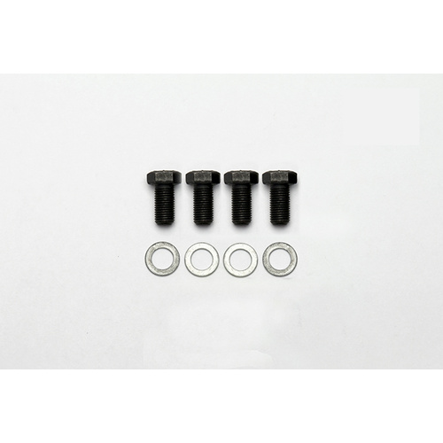 Wilwood Bolt, Hex Head, Alloy Steel, Grade 8, Hex, 0.750 in. Length, 3/8-24 Thread, Kit