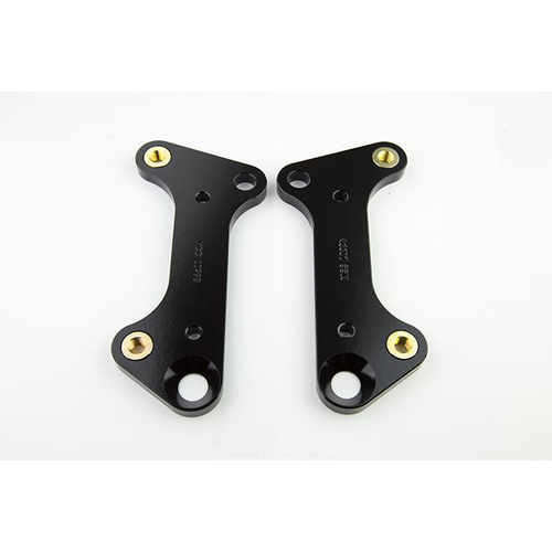 Wilwood Bracket, Front, Lug Mount, Aluminum, 5.25 Mount Center, 3/8-24 Thread, 11 in. Rotor, LH & RH, Pair