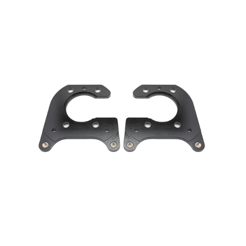 Wilwood Bracket, Rear, Drag, Aluminum, 5.25 Mount Center, 3/8-24 Thread, 11.44 in. Rotor, LH & RH, Pair