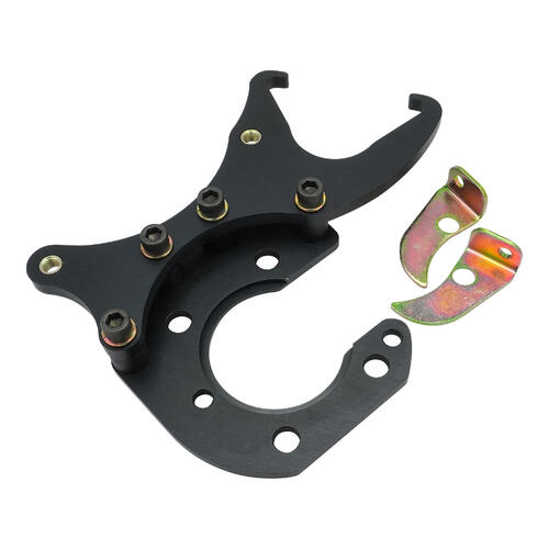 Wilwood Bracket, Rear, Drag, Aluminum, 5.25 Mount Center, 3/8-24 Thread, 11.44 in. Rotor, LH & RH, Pair