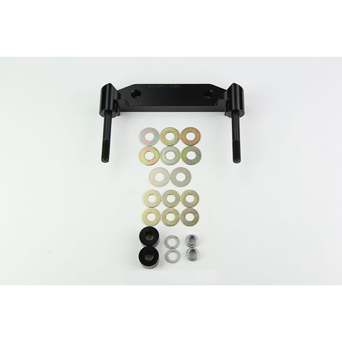 Wilwood Bracket, Front, Radial Mount, Aluminum, 5.98 Mount Center, 3/8-24 Thread, 14 in. Rotor, LH or RH, Each