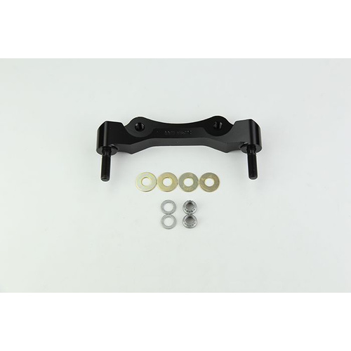 Wilwood Bracket, Rear, Aluminum, 5.98 Mount Center, 3/8-24 Thread, 12.88 in. Rotor, LH or RH, Each