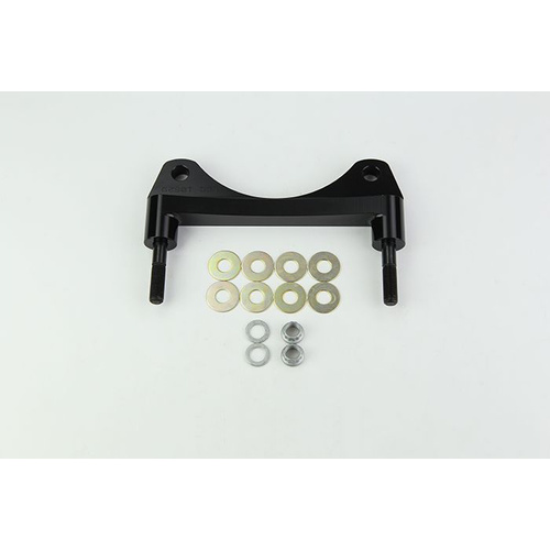 Wilwood Bracket, Rear, Aluminum, 5.98 Mount Center, 3/8-24 Thread, 13 in. Rotor, LH or RH, Each