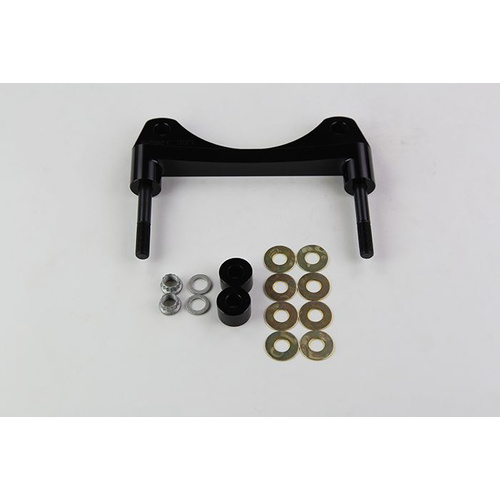 Wilwood Bracket, Rear, Aluminum, 5.98 Mount Center, 3/8-24 Thread, 14 in. Rotor, LH or RH, Each