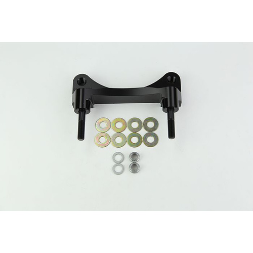 Wilwood Bracket, Front, Radial Mount, Aluminum, 4.75 Mount Center, 3/8-24 Thread, 11.75 in. Rotor, LH or RH, Each