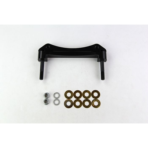 Wilwood Bracket, Front, Radial Mount, Aluminum, 7.09 Mount Center, 7/16-20 Thread, 14 in. Rotor, LH or RH, Each