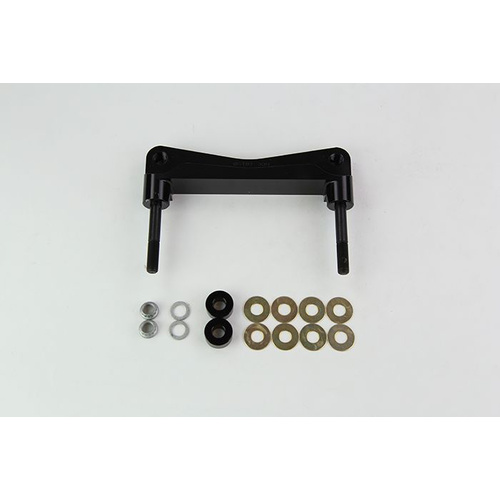 Wilwood Bracket, Front, Radial Mount, Aluminum, 5.98 Mount Center, 3/8-24 Thread, 14 in. Rotor, LH or RH, Each
