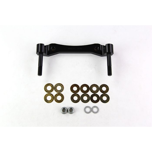 Wilwood Bracket, Rear, Aluminum, 7.09 Mount Center, 7/16-20 Thread, 14.25 in. Rotor, LH or RH, Each