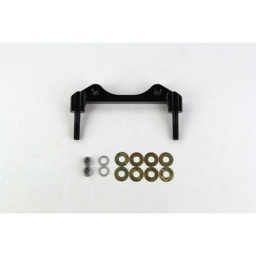 Wilwood Bracket, Rear, Aluminum, 5.98 Mount Center, 3/8-24 Thread, 12.88 in. Rotor, LH or RH, Each