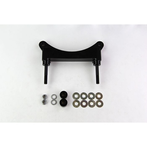 Wilwood Bracket, Front, Radial Mount, Aluminum, 5.98 Mount Center, 3/8-24 Thread, 14 in. Rotor, LH or RH, Each