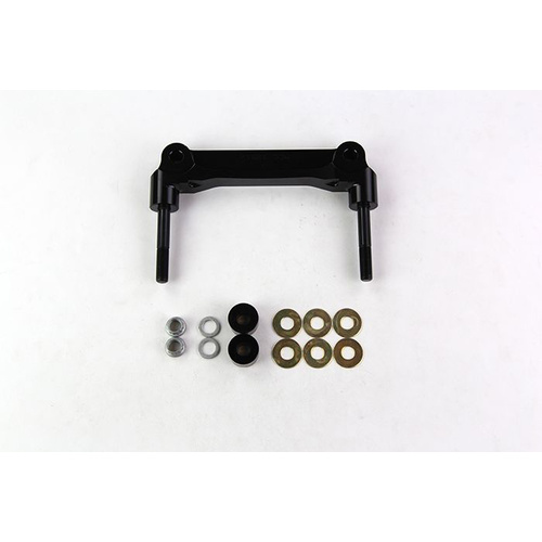 Wilwood Bracket, Front, Radial Mount, Aluminum, 5.98 Mount Center, 3/8-24 Thread, 14 in. Rotor, LH or RH, Each