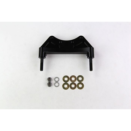 Wilwood Bracket, Front, Radial Mount, Aluminum, 5.98 Mount Center, 3/8-24 Thread, 12.88 in. Rotor, LH or RH, Each