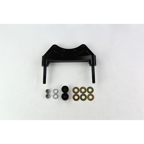 Wilwood Bracket, Front, Radial Mount, Aluminum, 5.98 Mount Center, 3/8-24 Thread, 14 in. Rotor, LH or RH, Each
