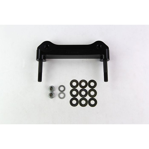 Wilwood Bracket, Front, Radial Mount, Aluminum, 7.09 Mount Center, 7/16-20 Thread, 14.25 in. Rotor, LH or RH, Each