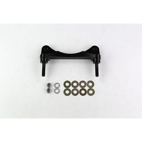 Wilwood Bracket, Rear, Aluminum, 5.98 Mount Center, 3/8-24 Thread, 12.88 in. Rotor, LH or RH, Each