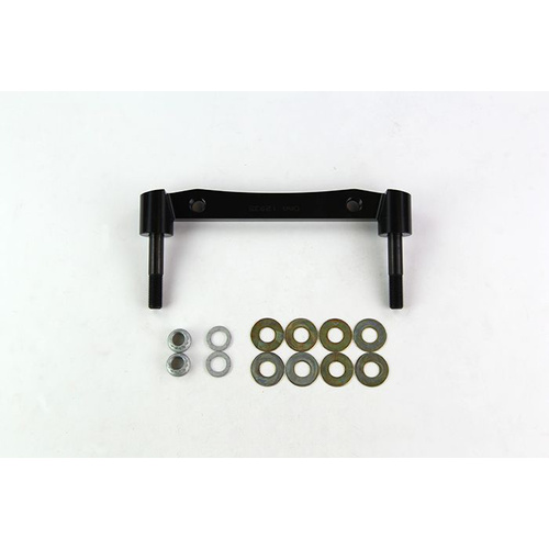 Wilwood Bracket, Front, Radial Mount, Aluminum, 7.09 Mount Center, 7/16-20 Thread, 14.25 in. Rotor, LH or RH, Each