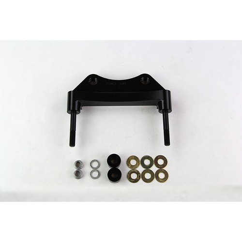 Wilwood Bracket, Front, Radial Mount, Aluminum, 5.98 Mount Center, 3/8-24 Thread, 14 in. Rotor, LH or RH, Each