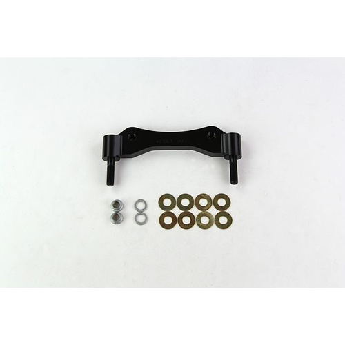 Wilwood Bracket, Rear, Aluminum, 5.98 Mount Center, 3/8-24 Thread, 12.88 in. Rotor, LH or RH, Each