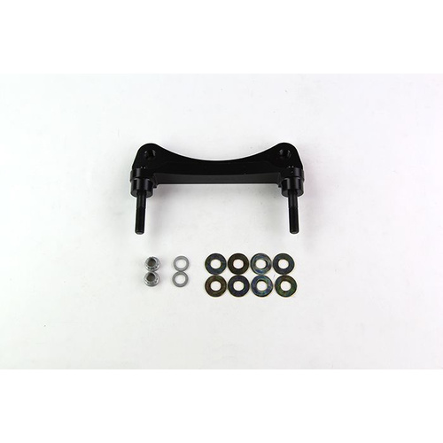 Wilwood Bracket, Front, Radial Mount, Aluminum, 5.98 Mount Center, 3/8-24 Thread, 13.06 in. Rotor, LH or RH, Each