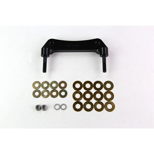 Wilwood Bracket, Rear, Aluminum, 5.98 Mount Center, 3/8-24 Thread, 14 in. Rotor, LH or RH, Each