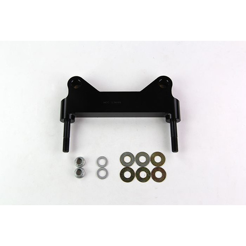 Wilwood Bracket, Front, Radial Mount, Aluminum, 7.09 Mount Center, 7/16-20 Thread, 14 in. Rotor, LH or RH, Each