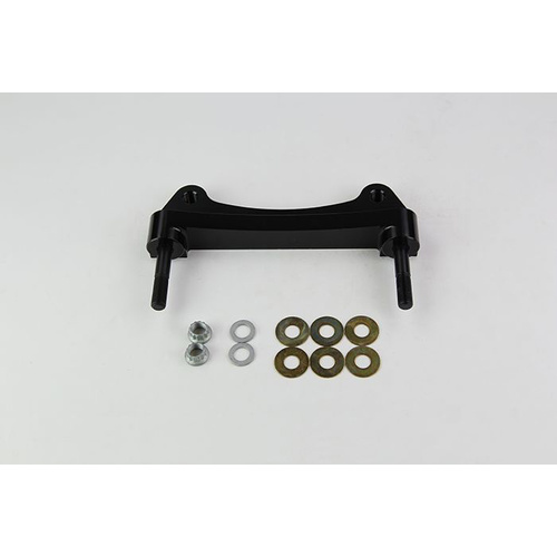 Wilwood Bracket, Front, Radial Mount, Aluminum, 7.09 Mount Center, 7/16-20 Thread, 15 in. Rotor, LH or RH, Each