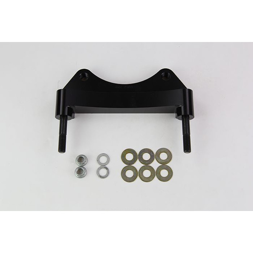 Wilwood Bracket, Front, Radial Mount, Aluminum, 7.09 Mount Center, 7/16-20 Thread, 15 in. Rotor, LH or RH, Each