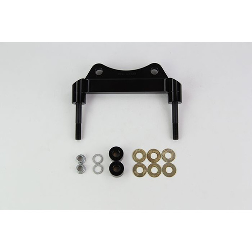 Wilwood Bracket, Rear, Aluminum, 5.98 Mount Center, 3/8-24 Thread, 14 in. Rotor, LH or RH, Each
