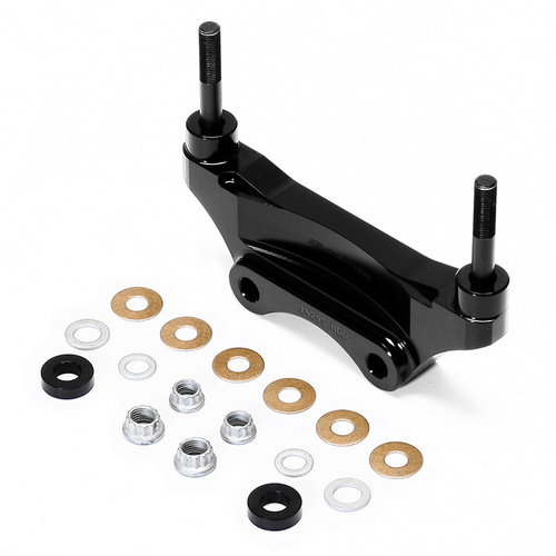 Wilwood Bracket, Rear, Aluminum, 5.98 Mount Center, 3/8-24 Thread, 12.19 in. Rotor, LH or RH, Each