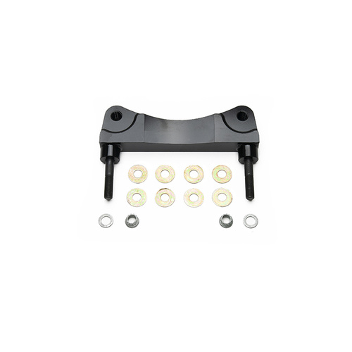 Wilwood Bracket, Front, Radial Mount, Aluminum, 5.98 Mount Center, 3/8-24 Thread, 12.88 in. Rotor, LH or RH, Each