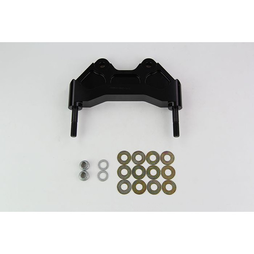 Wilwood Bracket, Front, Radial Mount, Aluminum, 7.09 Mount Center, 7/16-20 Thread, 15 in. Rotor, LH or RH, Each