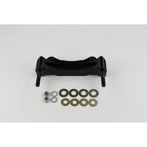 Wilwood Bracket, Front, Radial Mount, Aluminum, 7.09 Mount Center, 7/16-20 Thread, 14 in. Rotor, LH or RH, Each