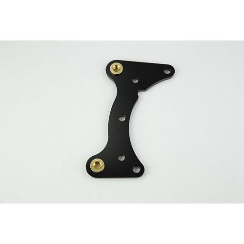 Wilwood Bracket, Caliper Mount, Disc/Drum, Aluminum, 5.25 Mount Center, 3/8-24 Thread, 12.19 in. Rotor, LH, Each