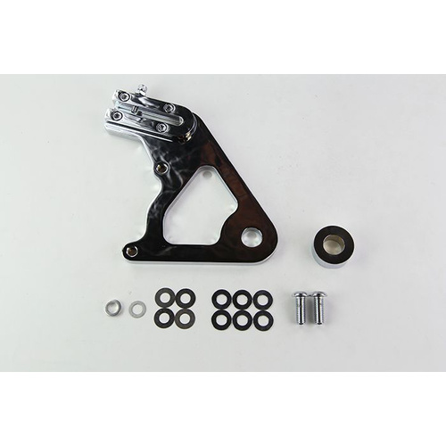 Wilwood Bracket, Rear, Motorcycle, Aluminum, 3.5 Mount Center, 3/8-16 Thread, 11.5 in. Rotor, Each