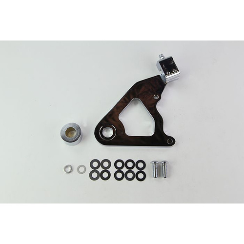 Wilwood Bracket, Rear, Motorcycle, Aluminum, 3.5 Mount Center, 3/8-16 Thread, 11.5 in. Rotor, Each