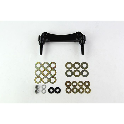 Wilwood Bracket, Rear, Aluminum, 5.98 Mount Center, 3/8-24 Thread, 12.88 in. Rotor, LH or RH, Each