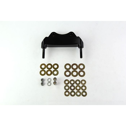 Wilwood Bracket, Front, Radial Mount, Aluminum, 5.98 Mount Center, 3/8-24 Thread, 13.06 in. Rotor, LH or RH, Each