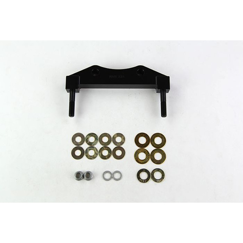 Wilwood Bracket, Rear, Aluminum, 5.98 Mount Center, 3/8-24 Thread, 12.19 in. Rotor, LH or RH, Each