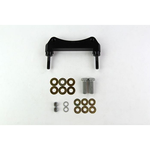 Wilwood Bracket, Front, Radial Mount, Aluminum, 5.98 Mount Center, 3/8-24 Thread, 13.06 in. Rotor, LH or RH, Each