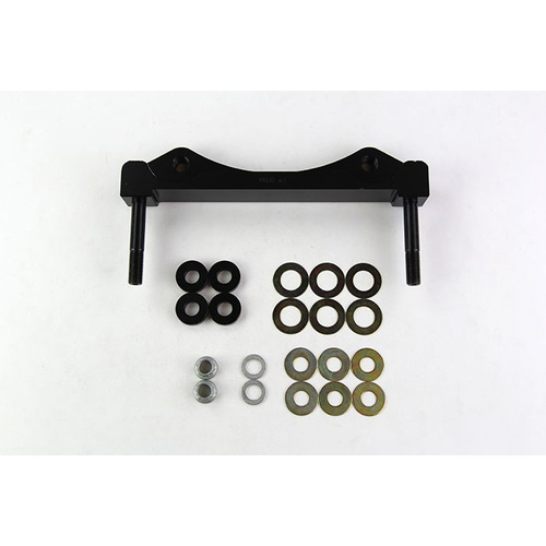 Wilwood Bracket, Front, Radial Mount, Aluminum, 8.27 Mount Center, 7/16-20 Thread, 16 in. Rotor, LH or RH, Each