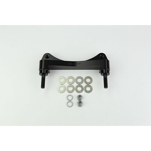 Wilwood Bracket, Rear, Aluminum, 5.98 Mount Center, 3/8-24 Thread, 12.88 in. Rotor, LH or RH, Each