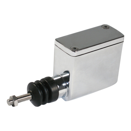 Wilwood Master Cylinder, Motorcycle Forward Control, 5/8 in. Bore, Single Outlet, Aluminum, Chrome, Kit