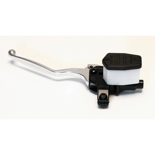 Wilwood Master Cylinder, Handlebar Long Lever, 5/8 in. Bore, Single Outlet, Aluminum / Plastic, Black E-coat, 9.85 in. Length, Kit