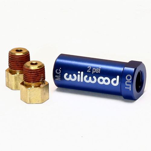 Wilwood Kit, Rpv, 2Lb, Inline, Blue W/Fitting