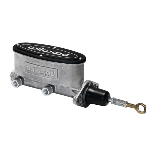 Wilwood Master Cylinder, Aluminum Tandem Master for Classic Mustang, 15/16 in. Bore, Tandem Outlet, Aluminum, Bare, 13.65 in. Length, Kit