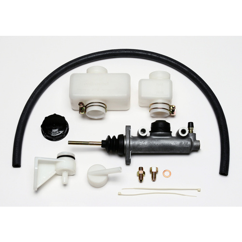 Wilwood Master Cylinder, Combination Remote, 5/8 in. Bore, Single Outlet, Alum/ Plastic, Bare, Remote, 9.87 in. Length, Kit